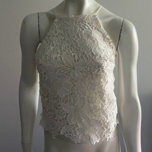 Zara White Floral Top